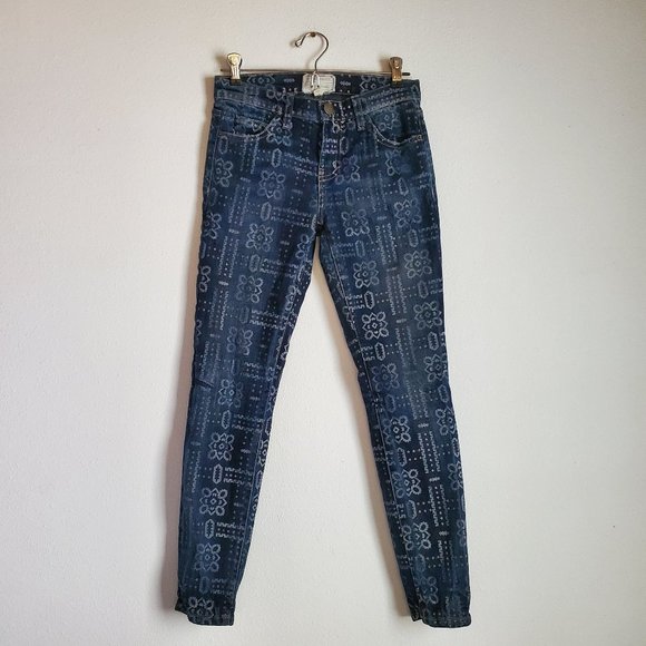 Current/Elliott Jeans Current Elliot The Stiletto Bandana Print